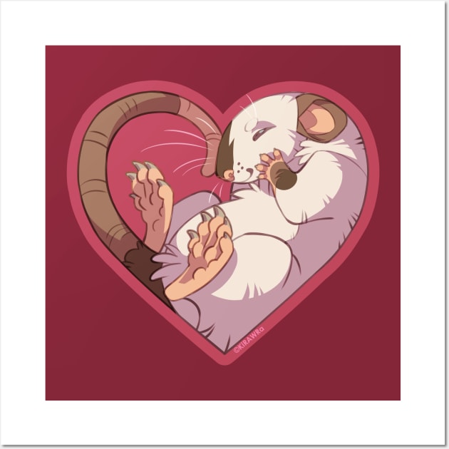 Heart Rat: Seal Point Wall Art by KiRAWRa